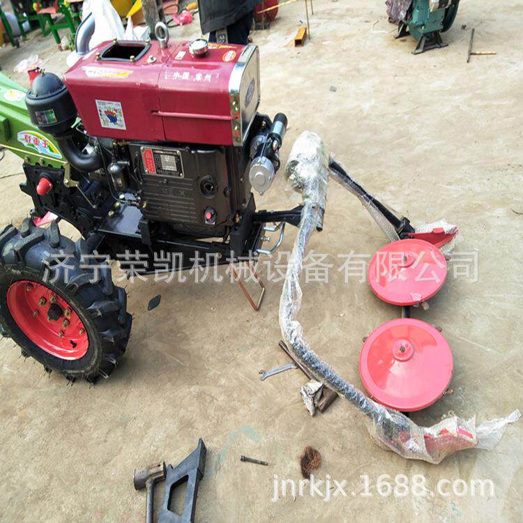 新型拖拉机前置割草机 前置手扶拖拉机带割草机 圆盘打草机割草机