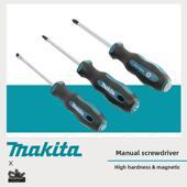 电磁冲击螺丝刀 开槽螺丝刀 Makita进口手动螺丝刀 十字螺丝刀