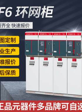 XGN15-12型户外环网柜开闭所SF6充气柜箱变35KV高压隔离开关电缆
