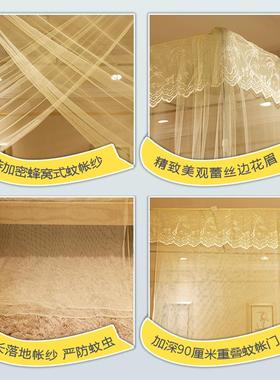 含支架梯柜母床LLX202105蚊帐上下床1体.米小孩儿童双层高低床一