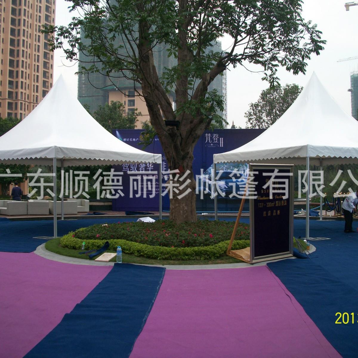 旅游景点欧式铝合金尖顶篷 户外活动组装锥顶篷 展览帐篷婚宴帐篷