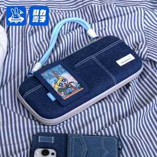 原创switch收纳包牛仔收纳包oled保护壳ns保护套硬壳引力壳子