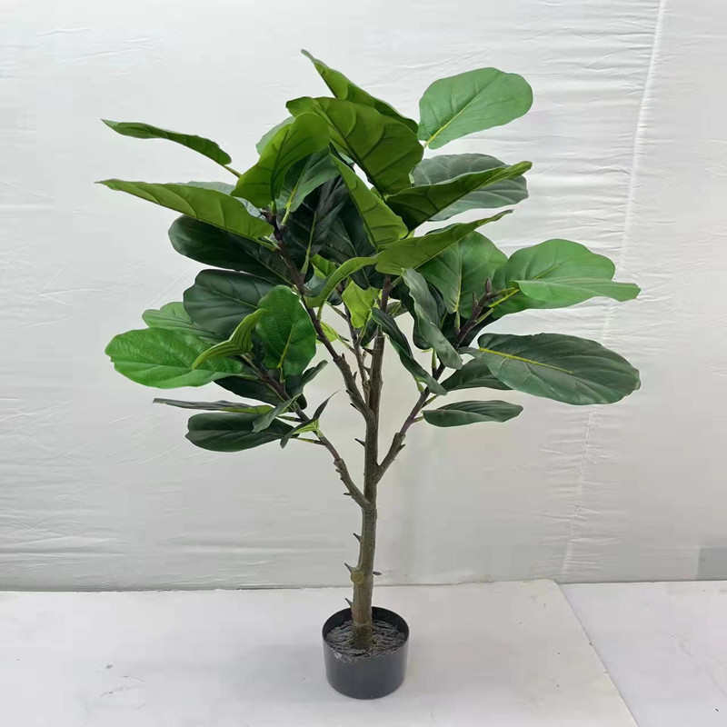 琴叶榕盆栽 室内摆件绿植琴叶榕 家居客厅装饰假树植物