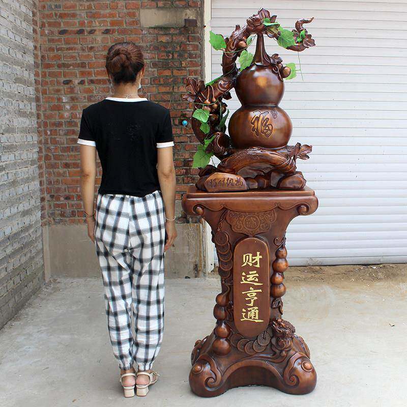 招财葫芦摆件白菜大象工艺礼品摆饰落地发财树貔貅开业礼品周年乔