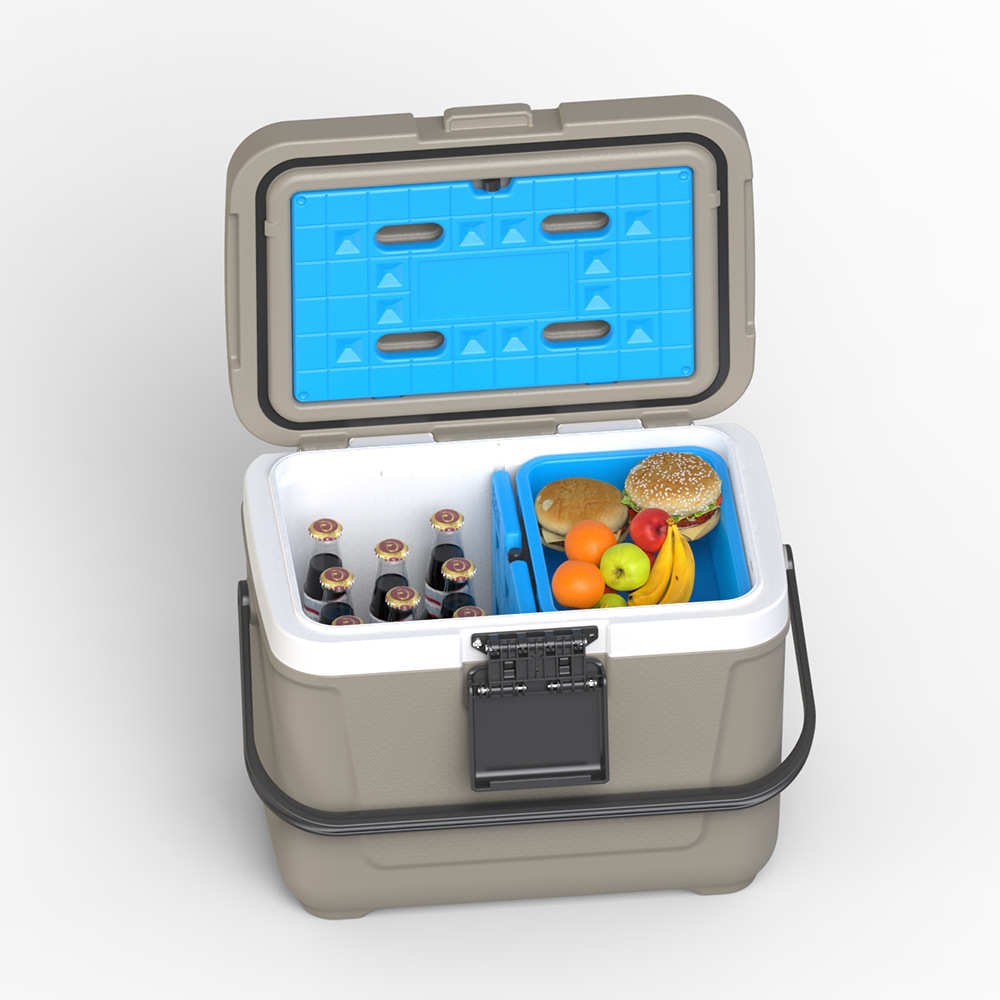 食品保鲜冷藏箱20qt吹塑/露营冰箱车载19l户外保温便携冰块