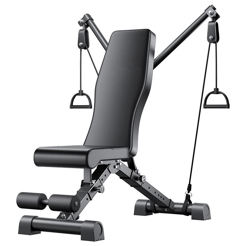 高档德哑铃凳仰卧起坐助器运健身器材家用男士多功能锻炼国辅动卧