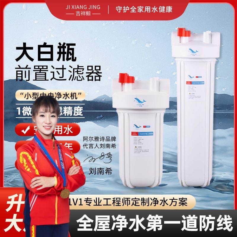 10寸20寸大胖前置过滤器大蓝瓶净水器全屋大流量泥沙大白滤瓶