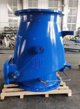 止回阀单向法兰HH44X-10/16水利污水泵防倒流微阻缓闭止回阀DN300