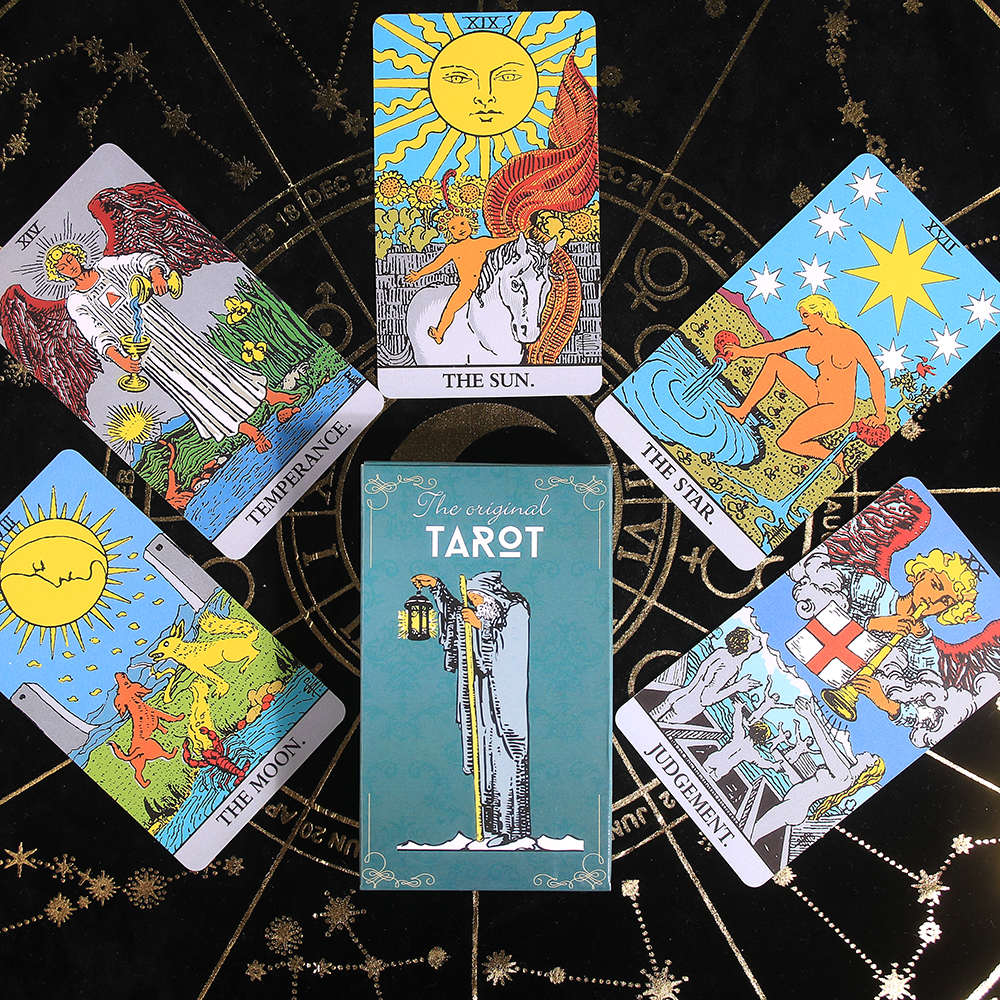 The Borderless Tarot Original Tarot 78 Card Deck Popular Div