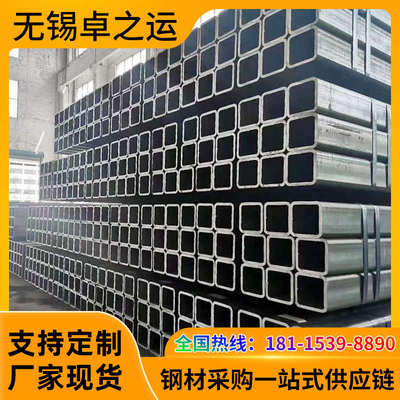 热镀锌空心方管钢材30*40*50*60*70*80*90*100*120冷轧黑方管钢