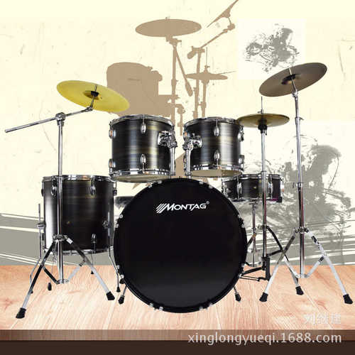 金泽乐器JZ-110-2架子鼓五鼓3镲（配镲片 鼓凳）