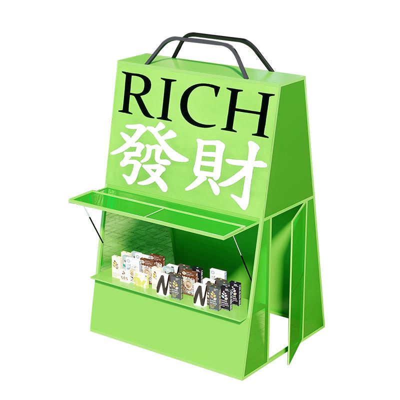 网红商场摊位架移动展示架夜市摆摊货架市集户外大型活动棚促销车