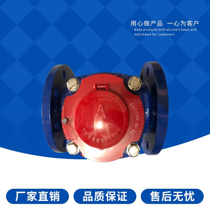 埃美柯螺翼可拆卸干式热水表070铁壳法兰LXLGR DN80 100 150 200图片