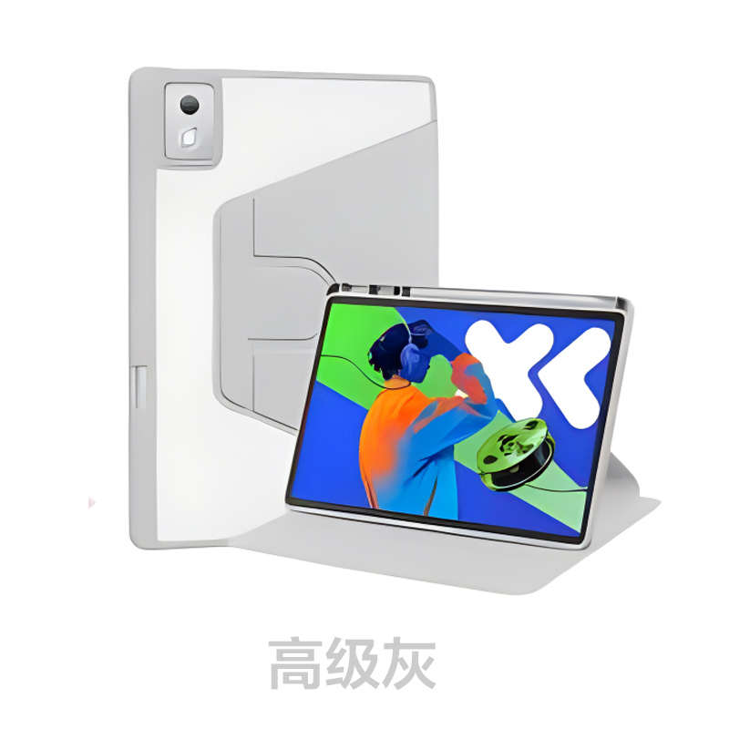 padpro12电脑平板lenovo旋转padpro127力摔20257.pad11防款全寸磁英寸硅胶包小新 .亚克保护套防壳弯款吸联想