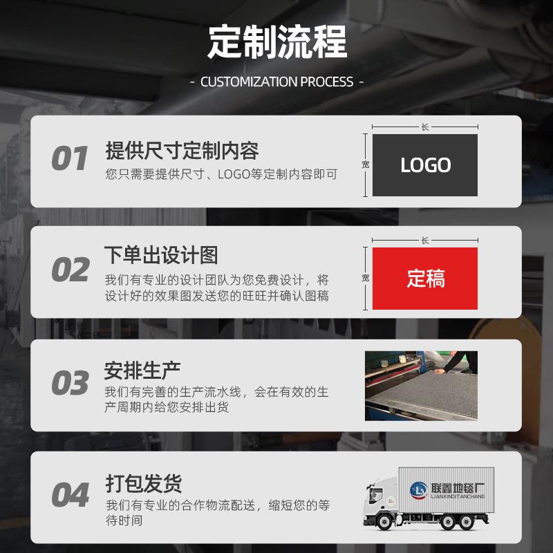 丝圈地门垫PVC卷材酒店毯口丝圈地垫除尘脚垫胶塑料地防滑垫塑商