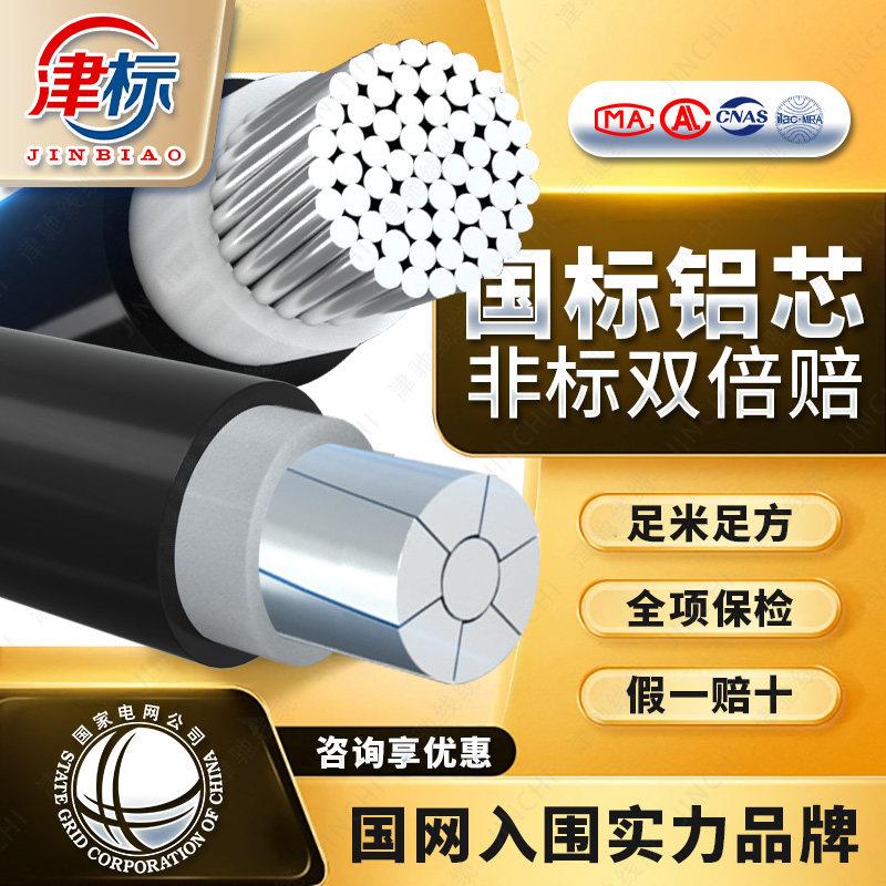 铝芯单芯电缆50 70 95 120 150 185 240 300平方单股铝线电线户外
