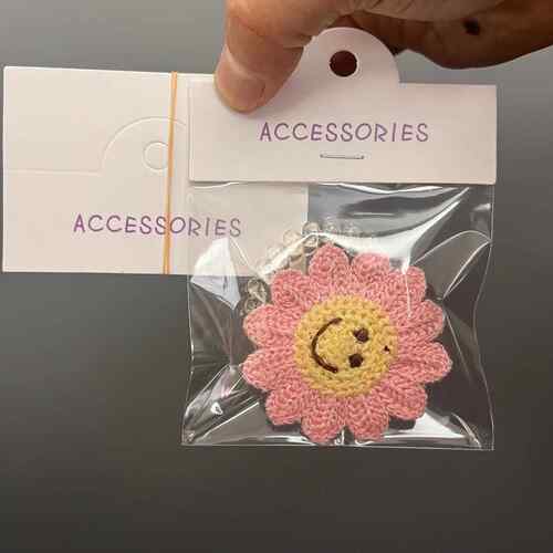 大号直播间对折发饰品包装卡纸9×4.5发夹卡片皮筋卡头acc纸吊牌