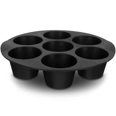 7 Inch 7 Cups Airfryer Silicone Muffin Pan Cupcake Mold for