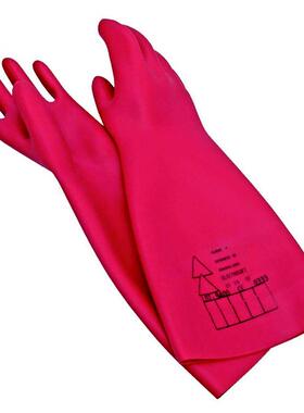 0级7KA低压绝缘手套AV4701天然乳胶手套长36cm