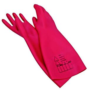 0级7KA低压绝缘手套AV4701天然乳胶手套长36cm