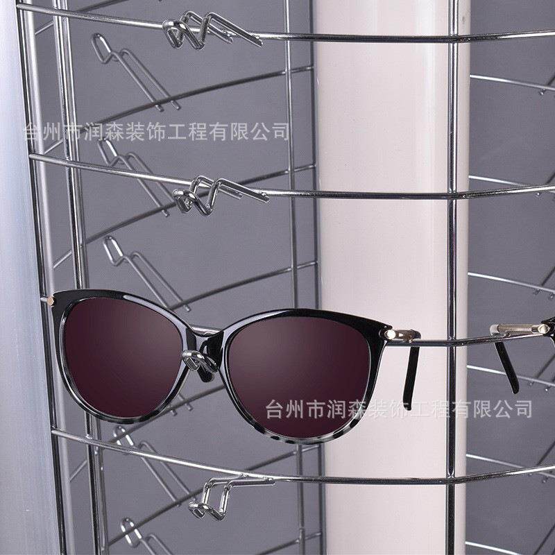 地式旋转太陈阳镜镜展示架墨镜752列架架子眼镜柜超市眼落店展示