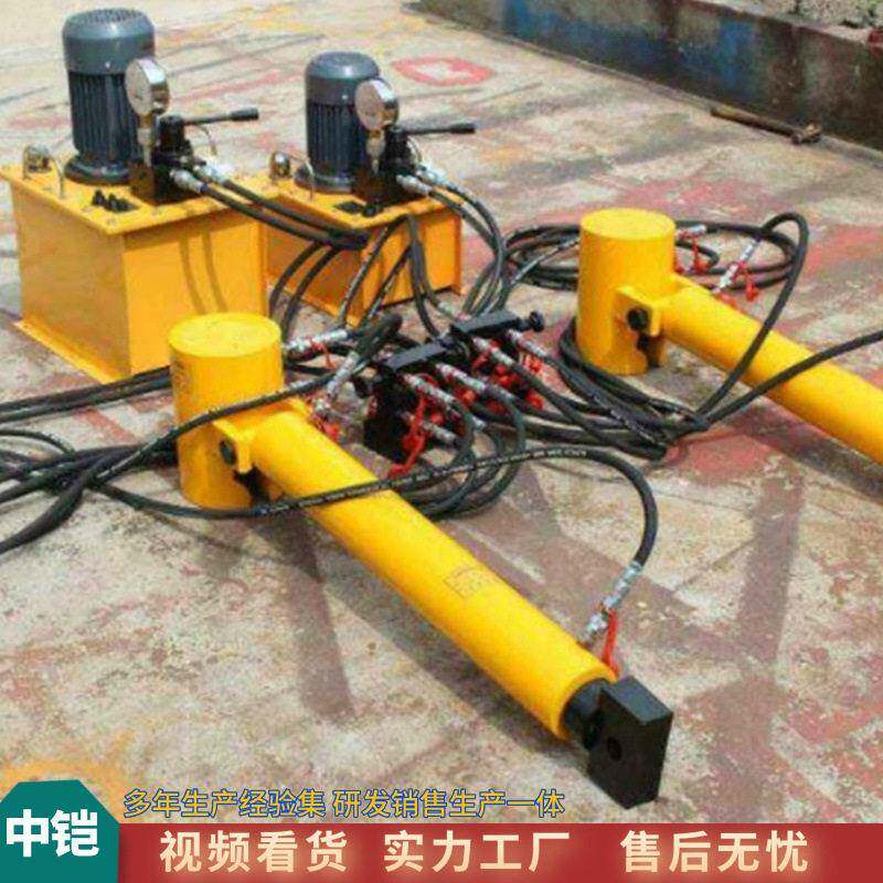 变压器钢轨同步推进器 铁路轨道重物移推器  在轨重物推移千斤顶