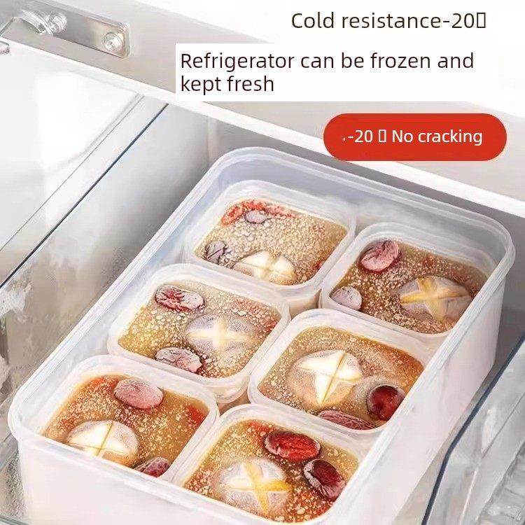 食品级肉类冷冻盒分格控量食材专用保鲜盒冰箱冷藏分类储存收纳盒,收纳整理,食物收纳盒,淘宝优惠券,粉丝福利购,淘宝优惠卷