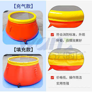 5水池 置软体罐包移动森林pvc立方 贮水储水防火消防储 水水囊装