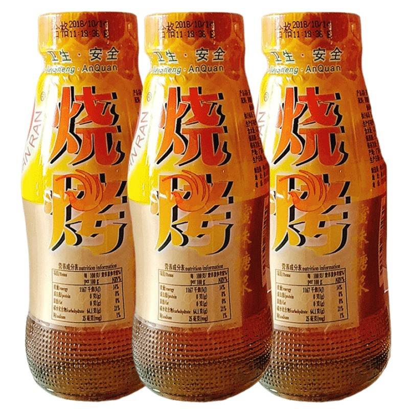 彩田蜂业 烧烤调味蜜汁瓶装200g 蜜糖 糖浆烧烤蜂蜜