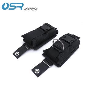 潜水背飞侧挂夹克BCD用10LBS快卸配重袋1对卖含内袋D环固定环定位