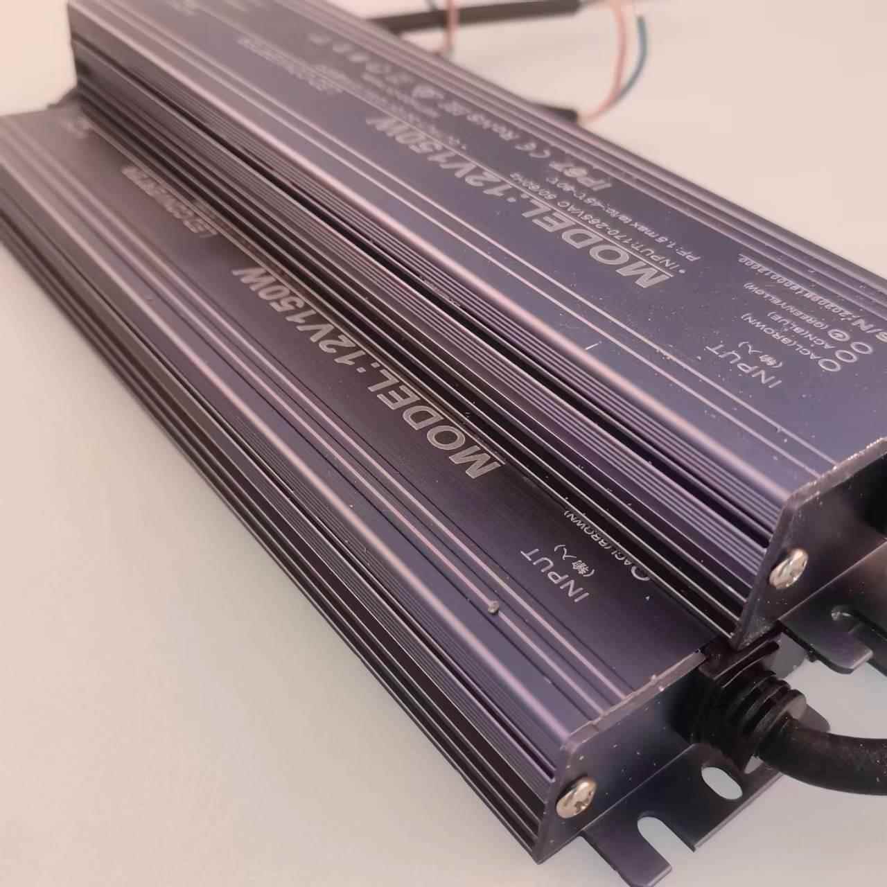 ED防雨电源驱动12v源150w室ZQA外灯带电水恒压电源LLED防雨防电源