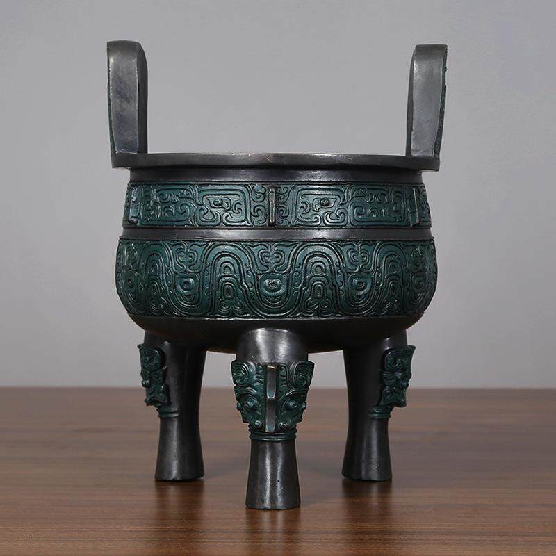 仿古青铜鼎摆件工艺品家居摆件装饰品商务办公用品
