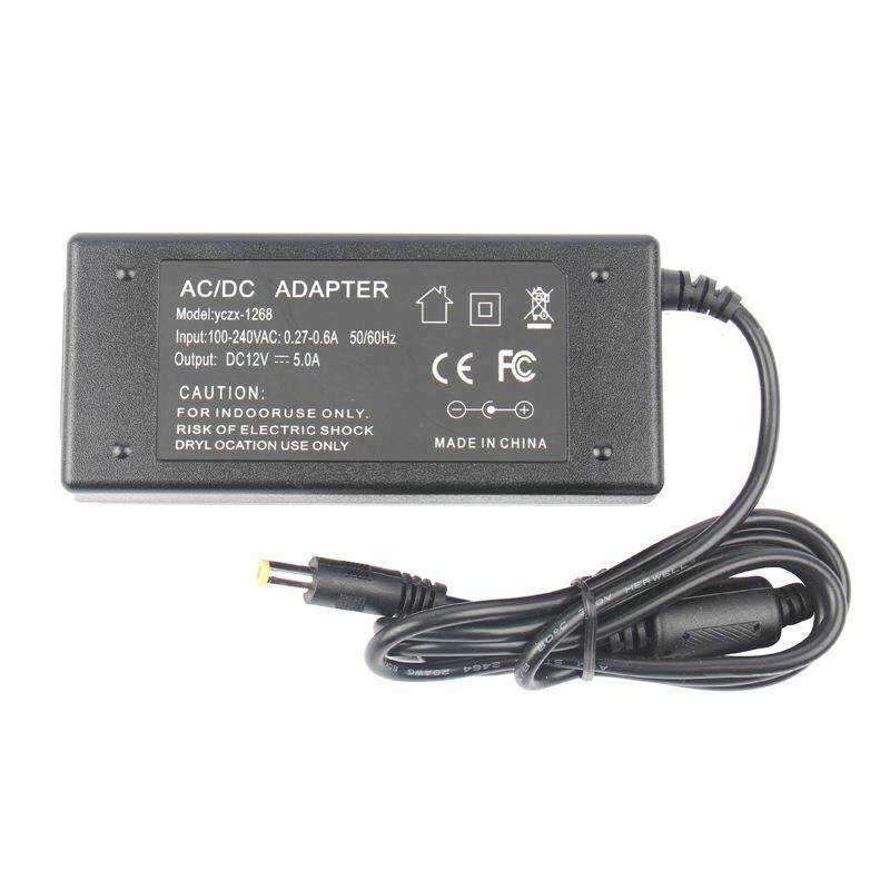 新款直销供应12V5A电源适配器 12V显示屏电源 按摩器电源 质保两