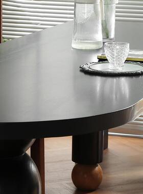 YI-5398法式园风白蜡木餐桌田全餐木轻奢实家用客厅长桌多人厅原