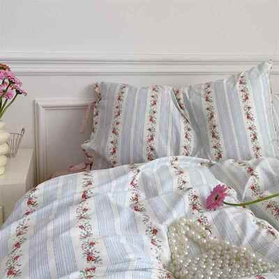 特别︱春日fafa︱少女纯棉碎花四件套全棉亲肤床单被套三件套