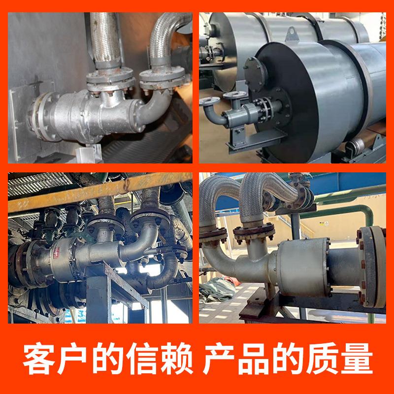 冷渣器128旋1转接头耐腐蚀耐N磨损D25-80螺旋输送冷渣机接用旋转