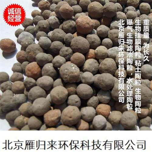 陶粒滤料曝气池陶粒挂膜生物陶粒滤料3-5mm陶粒可提供样品