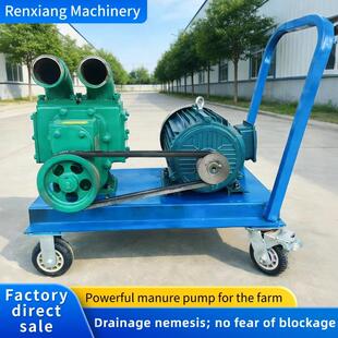 Powerful manure pump for the farmPig manure cow dung sewage