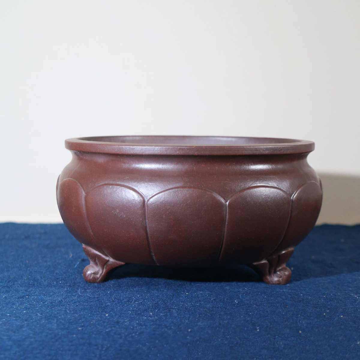 花盆乡手工三陶古典足鼓盆盆觅盆景禅意圆形莲盆花盆圆大号紫砂,鲜花速递/花卉仿真/绿植园艺,花盆,淘宝优惠券,粉丝福利购,淘宝优惠卷