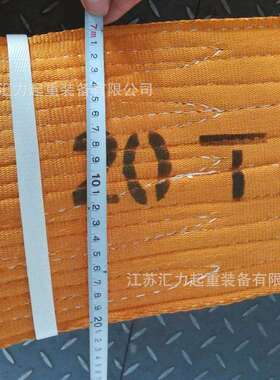 厂家长期供应 高强涤纶扁平吊带20t6m 环眼吊装带20t8m 质量保证