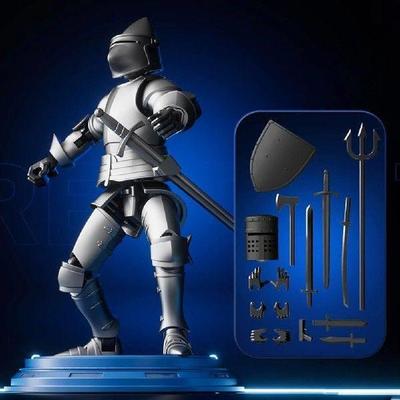 3D Printing Armor Action Figure with Weapons & Shields