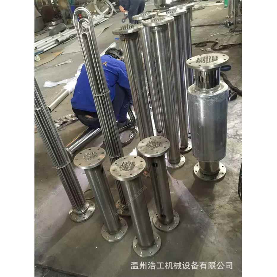 菌双管板换热器0.5无方 双管hg板换器 列管式平热换热器