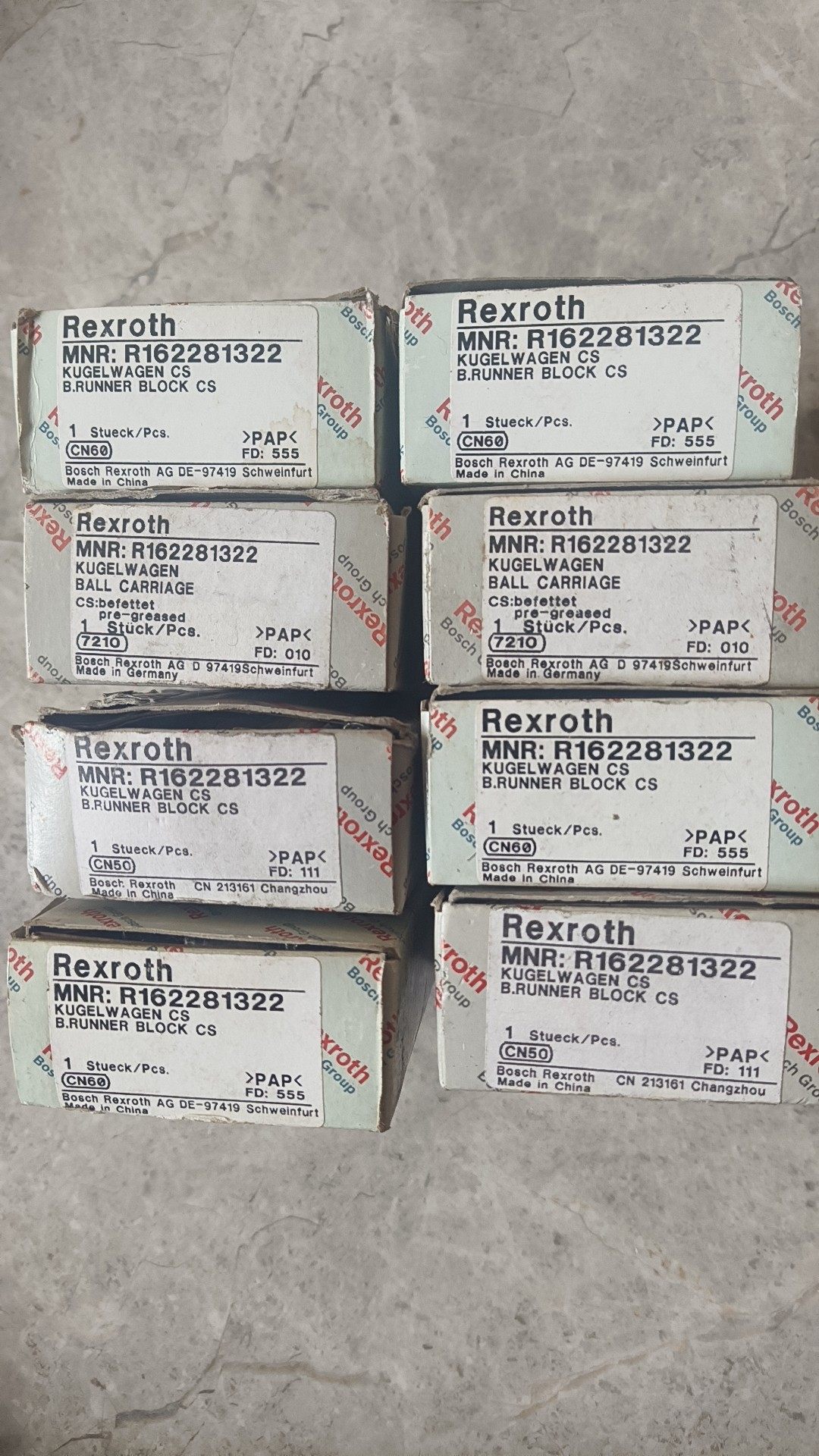 全新Rexroth力士乐STAR直线导轨滑块/R162281