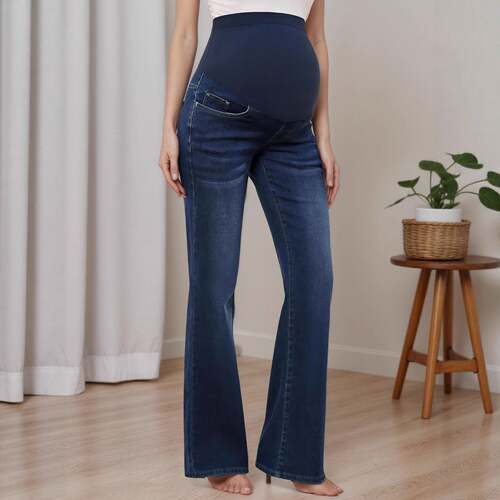 Jeans Womens Elegant Casual Denim Loose Four-Season Wear