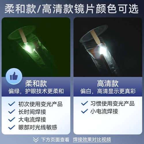 泰克曼720S-G2头戴式自动变光焊帽电焊面罩焊工氩弧焊接防护罩轻-