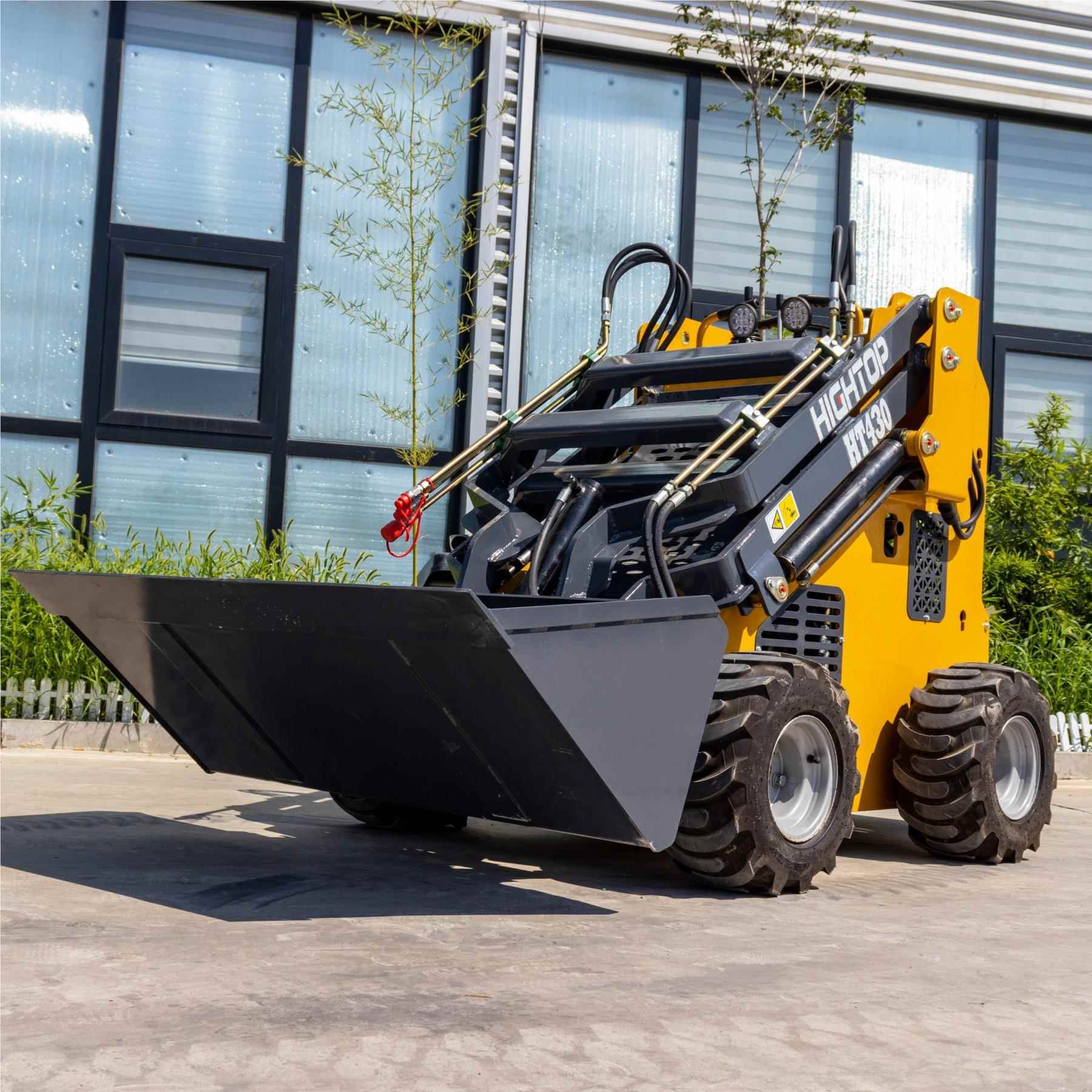 工厂供轮式履带小型应装载机 HT8滑0型迷你型移机 式站立152式滑