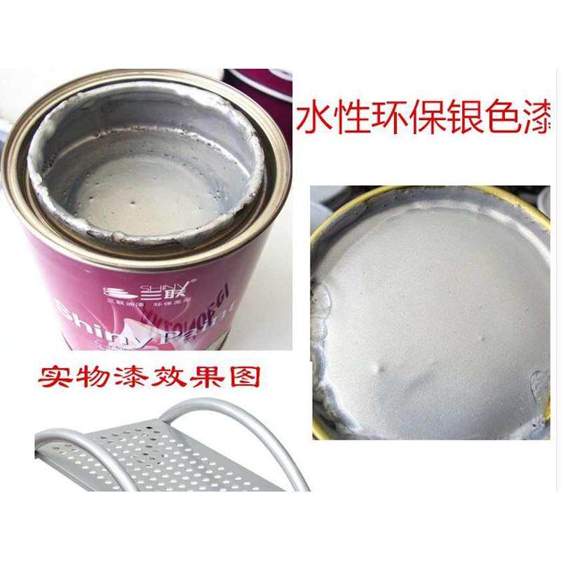 漆银色银三联油漆无味牌匾石膏线大理石克漆800银闪光水性水性漆