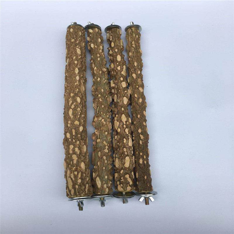 花椒木站杆鹦鹉用品用具磨爪磨牙棒磨砂站棍八哥鸟玩具站杠笼配件