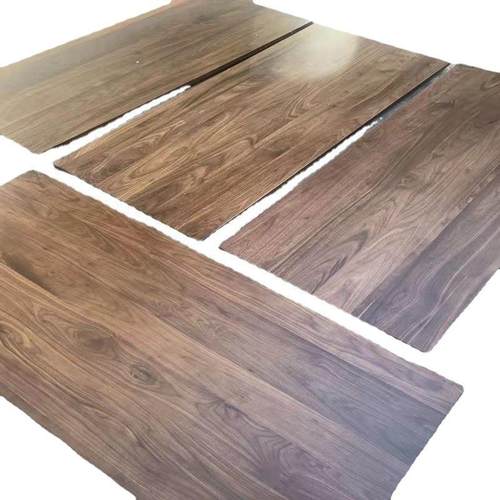 北美黑胡桃木实木板樱桃木白蜡木原木大板餐桌办公升降桌面板定制