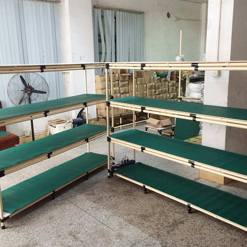 惠州精益管工作台厂家车间流水线防静电工作台老化测试架定制批发